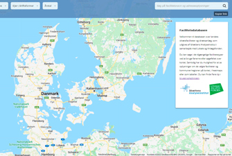 Kort over Danmark